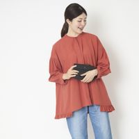 TANG./フリルシャツ